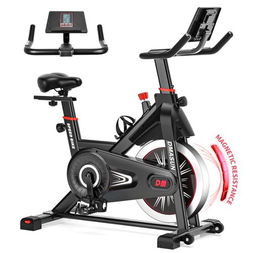 DMASUN Heimtrainer Fahrrad mit Magnetischem Widerstand, Cycling Bike Indoor...