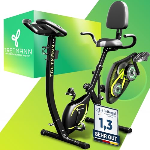 Tretmann NEU 3in1 Heimtrainer Fahrrad klappbar -extra komfortabel& leise-...